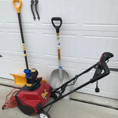 Think Snow Toro Snow Thrower And Pair Of Ames Shovels