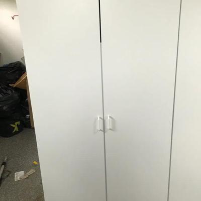 Pair Of White Storage Cabinets #1