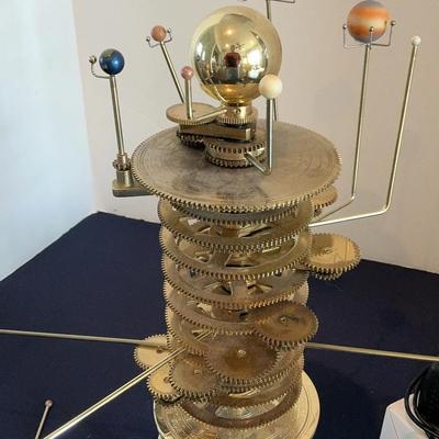 Mechanical Solar System Model Orrery With AC Adapter 