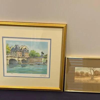 2 Signed Pictures by Cambier