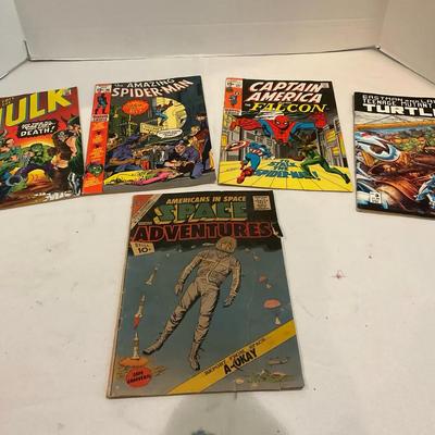 5 Vintage Comic Books 