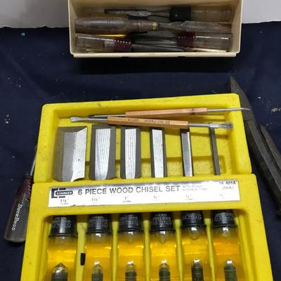 Wood Chisel Lot