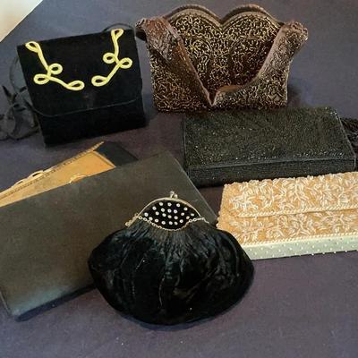 Lot Of 7 Vintage and Antique Evening Bags 