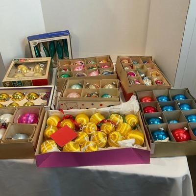 Vintage Christmas Tree Ornaments 