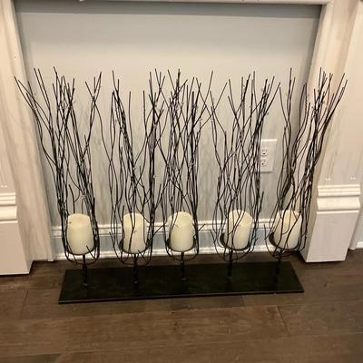 5 Candle Fireplace Decoration 