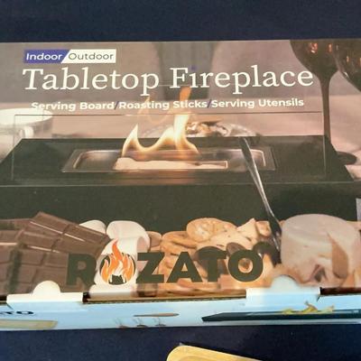 Indoor Outdoor Tabletop Fireplace And Accessories 