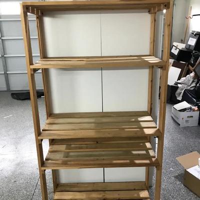 Wood Storage Shelves