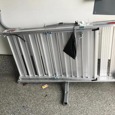 Aluminum Cargo Carrier With Folding Ramp