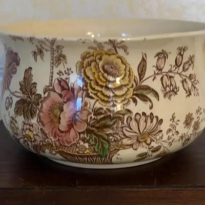 Antique Chamber Pot “Charlotte” Pattern by Royal Crownford Staffordshire