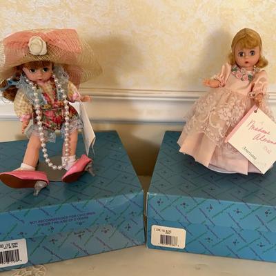 2 Exclusive Madame Alexander Dolls  “I Love You” “Dressed Like Mommy”