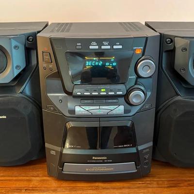 Panasonic SA-AK22 AM/FM CD Cassette Stereo System