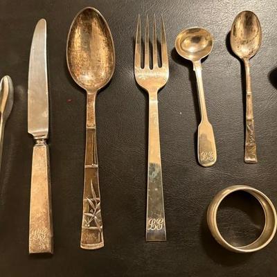 Variety of Sterling Silver Flatware (950, 830 & Others) Lot of 8