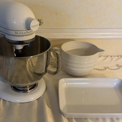 Kitchen Aid Mixer, Ceramic Mixing Bowl, Ceramic Baking Dish