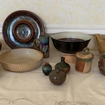 Lot of 15 Handmade Ceramic Home Decor