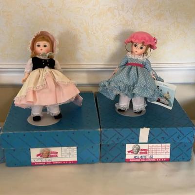 4 Vintage Madam Alexander Dolls Nursery Rhyme 