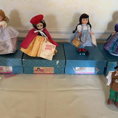 6 Vintage Madam Alexander Dolls - Disney Themed