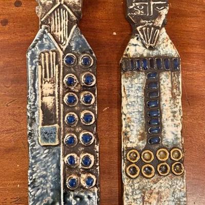 Lisa Larson Relief (1962) Gustavsberg “Bishop 4” & “Bishop 5” 