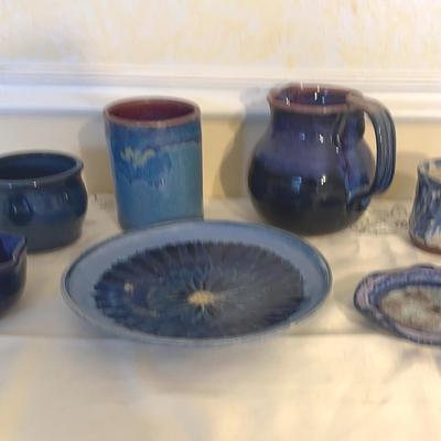Home Decor-Lot of 8 Handmade Ceramic Pieces