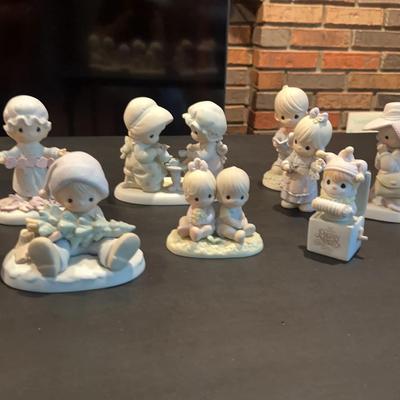 Lot Of 10 Precious Moments - Friendship and Encouragment Themed