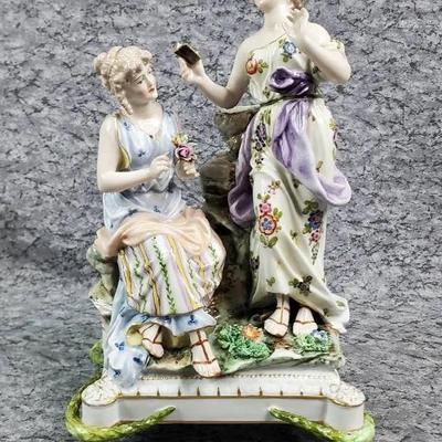 Greco-Roman Porcelain Figurine
