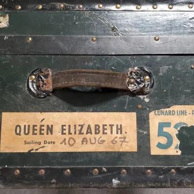 Antique Steamer Trunk 