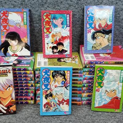 Japanese Inuyasha Manga Books 1-40 (1 English)
