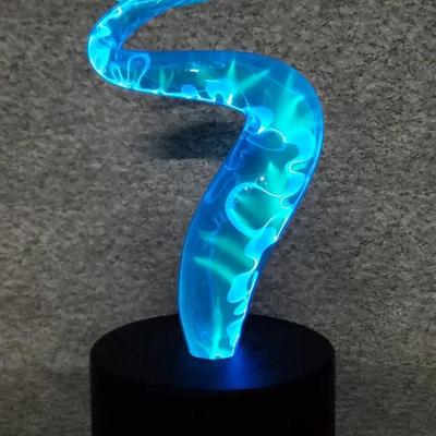 Sculptured Electra Plasma Art Lamp