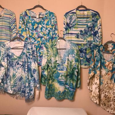 The Real Deal In Shades Of Teal !! ,  3X Womens Clothing