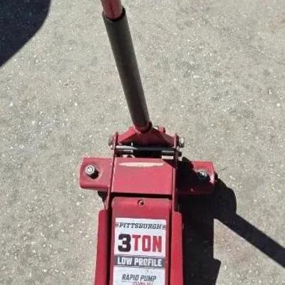 3 Ton Low Profile Higg Rise Rapid Pump Jack By Pittsburgh