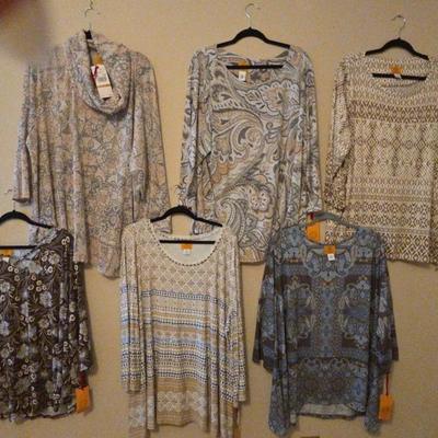 Ruby Rd Silver Bell Blouses 