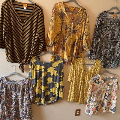 Arrangement Of Yellows And More 3x Blouses