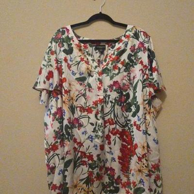 Liz Claiborne Flower Blossom Blouse