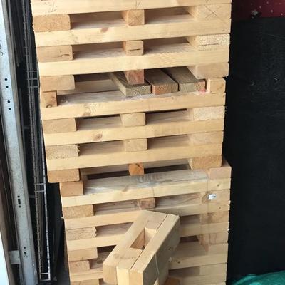 2x4x8s and other wood pieces