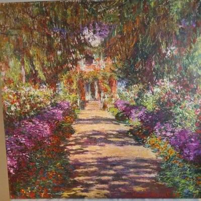 Oversized Monet Print On Canvas