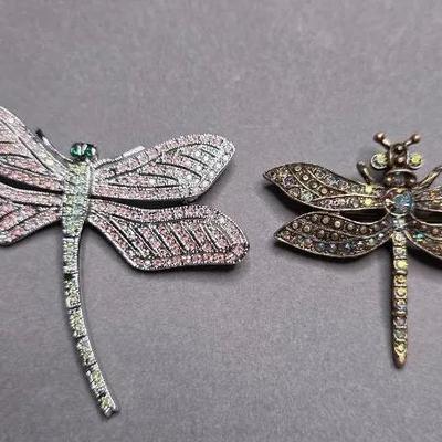 Fly Away Dragonfly Brooch Pin