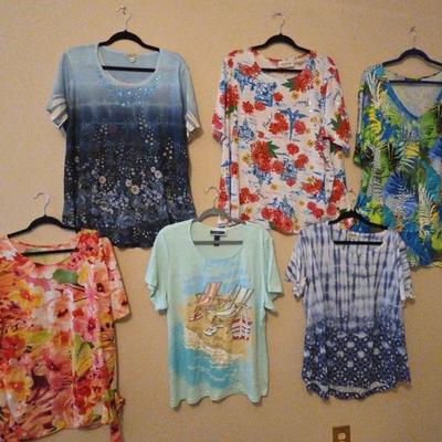 Relaxing on the Beach Women's Blouses 