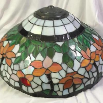 Antique Heavy Glass Lampshade