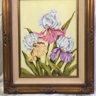 Helen L. Peterson Painting Of Flowers