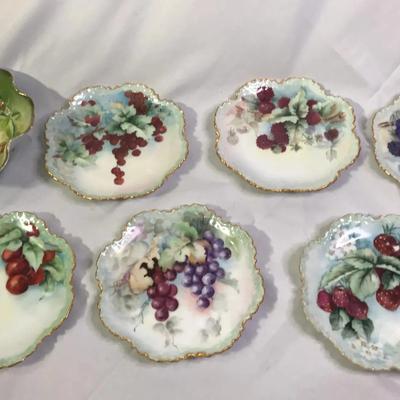 Bavarian Hand Painted Plates & Bowl