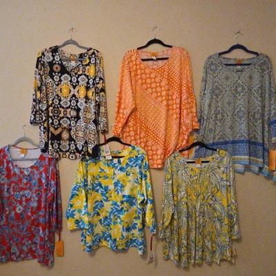 Different colors women's blouses