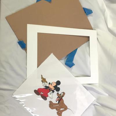 Mickey & Pluto Serigraph Cell Limited Edition
