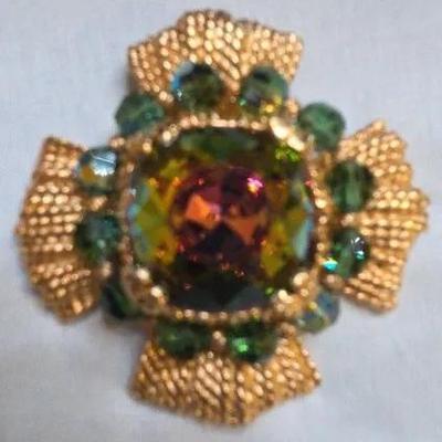 1970 Napier - Maltese Cross Brooch Pendant