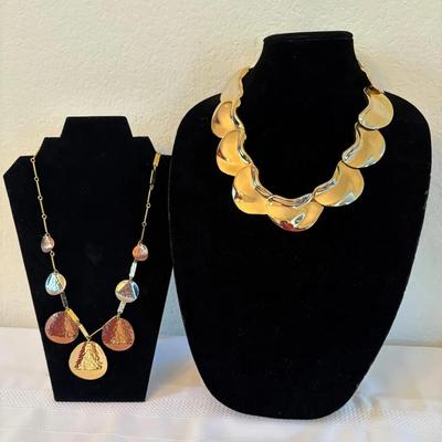 Chunky Gold Tone Necklaces