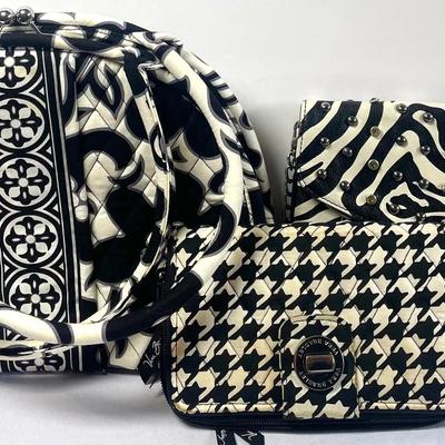 Vera Bradley Bag & Wallet, Grace Adele Zebra Bag