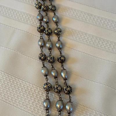 Silver Color Bead Bracelet