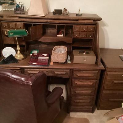 Riverside roll top desk