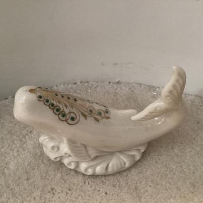 Lenox china jewels collection whale figurine