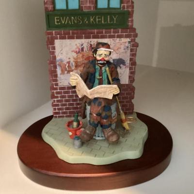 Stantons arts emmett kelly wall street figurine