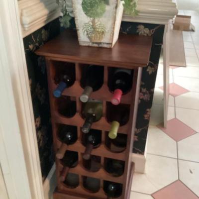 Vintage pier one wine rack