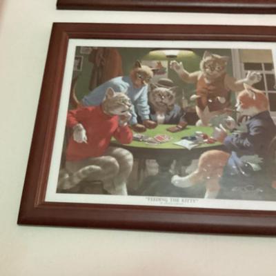 Wall art feeding the kitty by arthur sarnoff